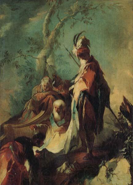 MAULBERTSCH, Franz Anton The Baptism of the Eunuch France oil painting art